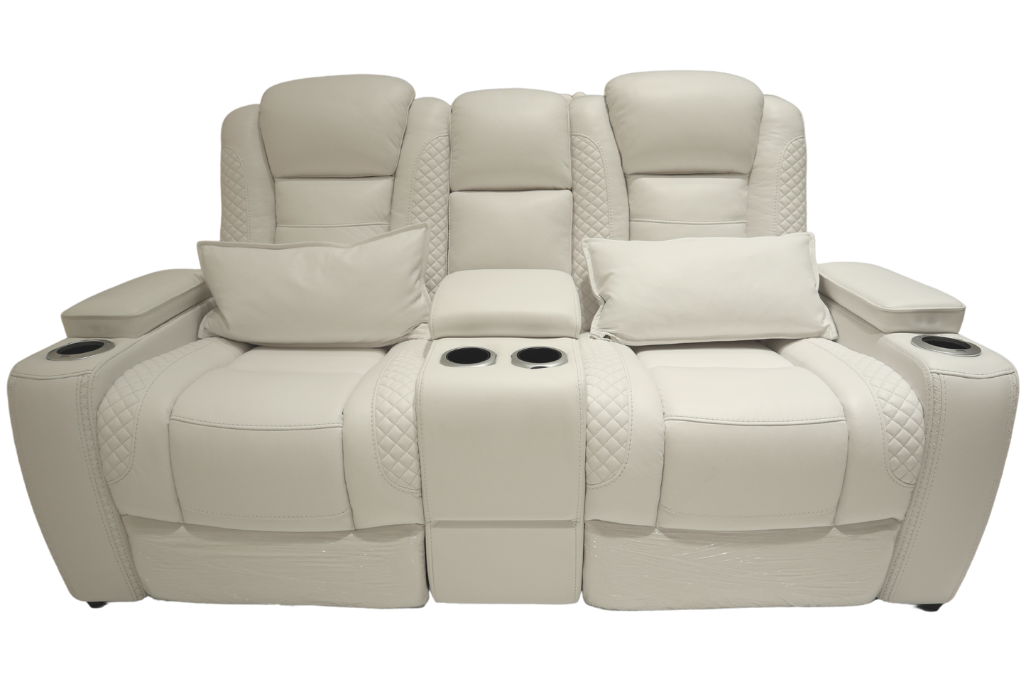 Luscious Leather Reclining Sofa