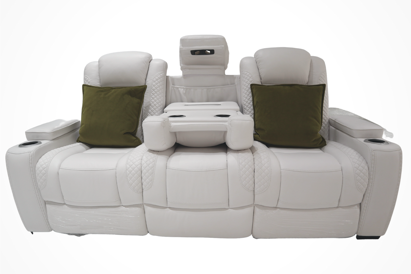 Luscious Leather Reclining Sofa