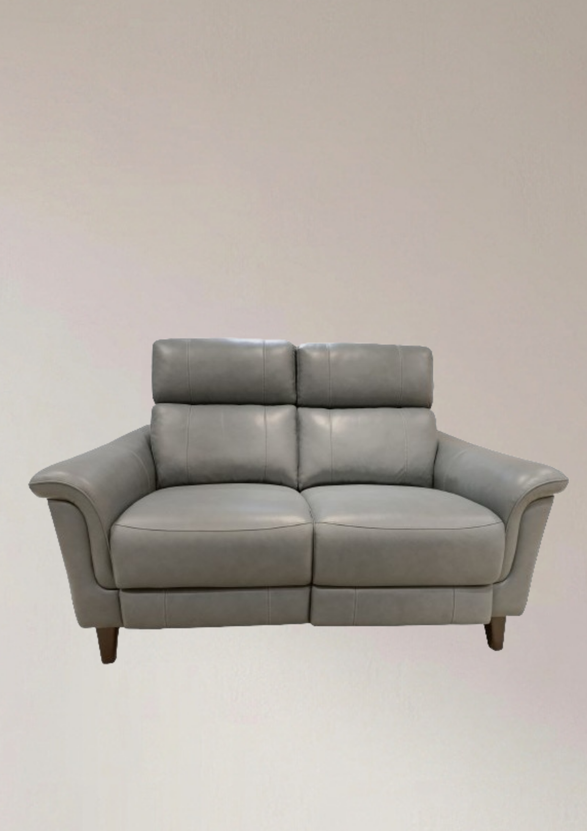 Sequins Leather Electric Recliner Sofa (Headrest & Footrest)