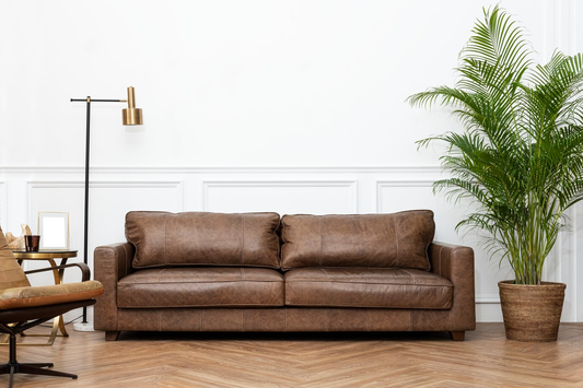 How to Style Your Living Room with a Leather Couch