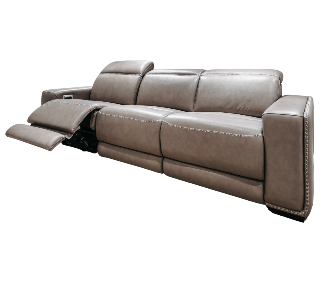 Grande Leather Reclining Sofa, Jayee Home SALE