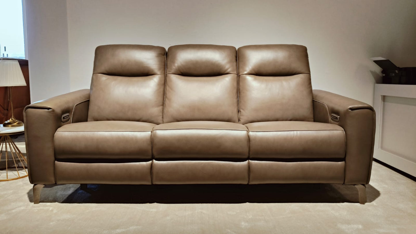 Imilia Leather Reclining Sofa, Jayee Home SALE