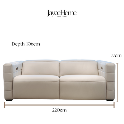Cubeo, Leather Recliner Sofa Jayee Home