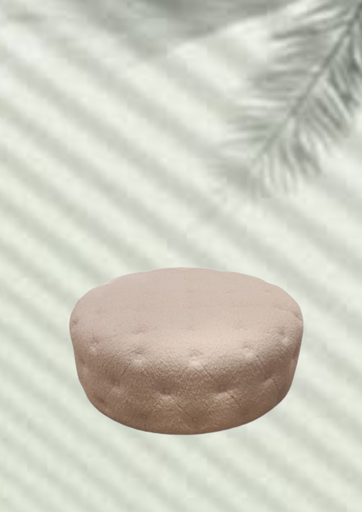 Diamond Poofer Stool (Fabric or Leather)