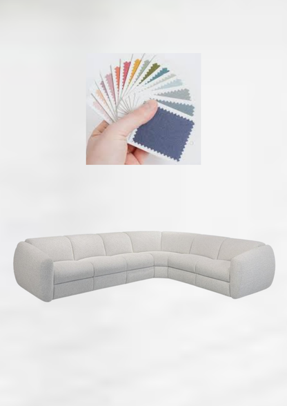 Modora Fabric Sectional, Electric Recliner Sofa (Headrest & Footrest)
