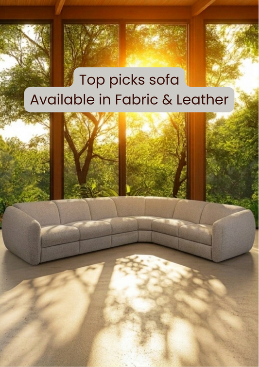 Modora Premium Leather Sectional Electric Recliner Sofa (Headrest & Footrest)