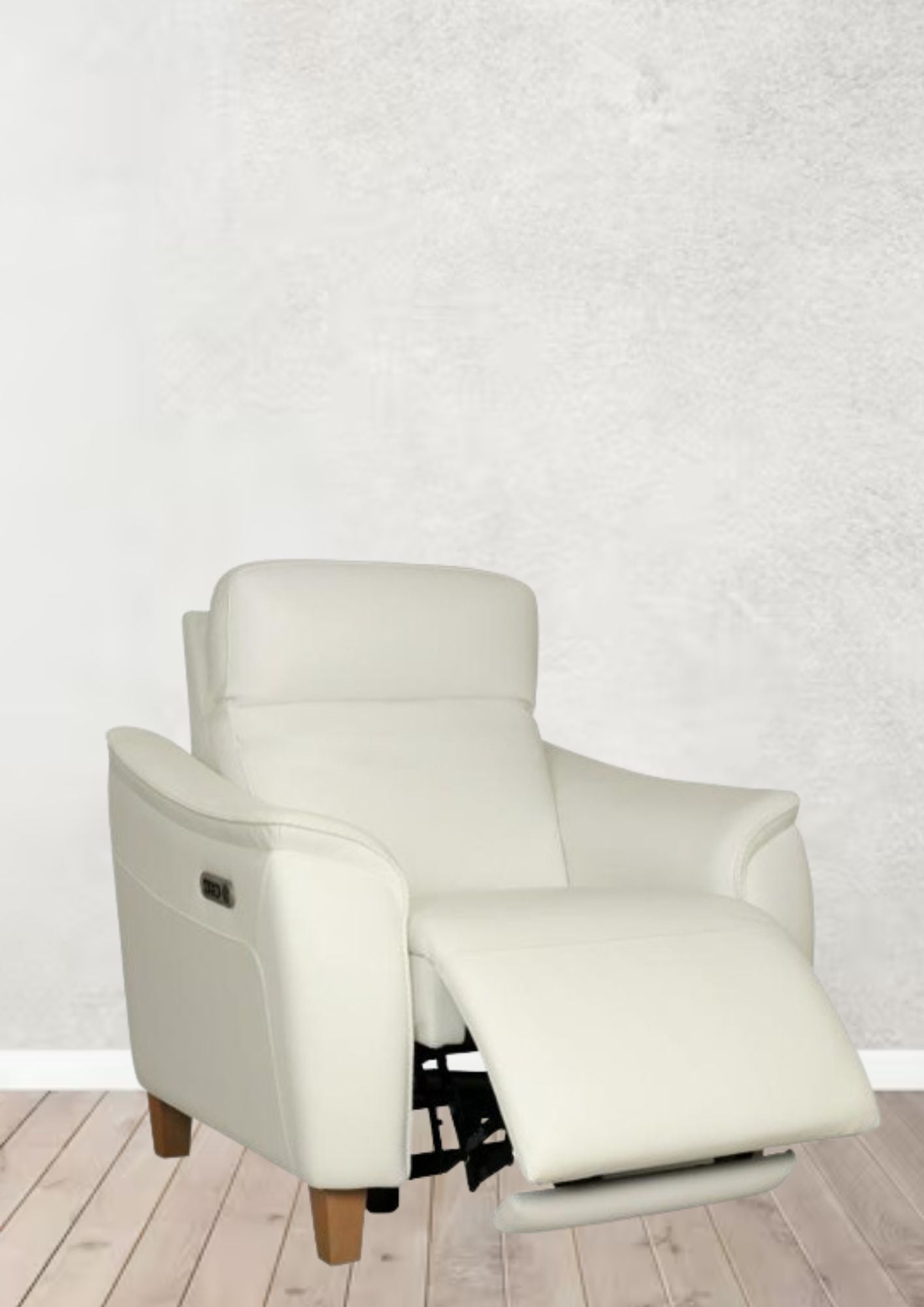 Matheson Double Electric Recliner Leather Sofa
