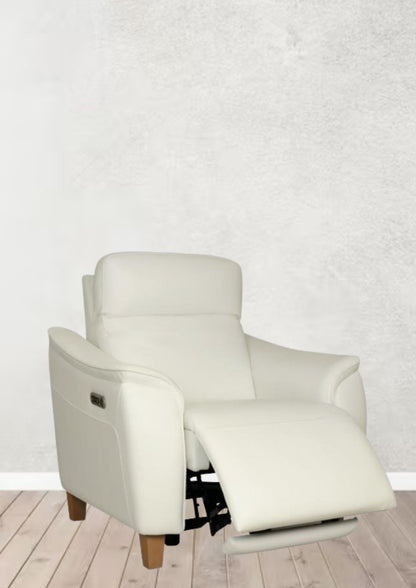 Matheson Double Electric Recliner Leather Sofa