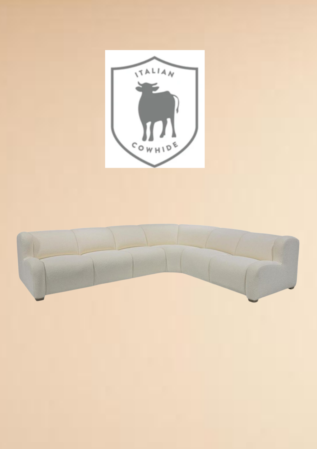 Calora Premium Leather Sectional Sofa (Headrest & Footrest)