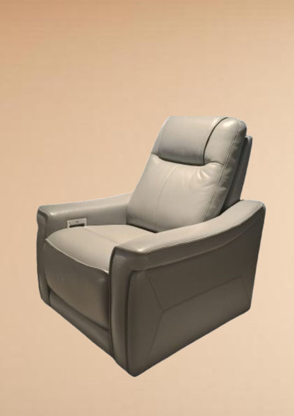 Aurora Leather Double Electric Recliner (Clearance Sale)