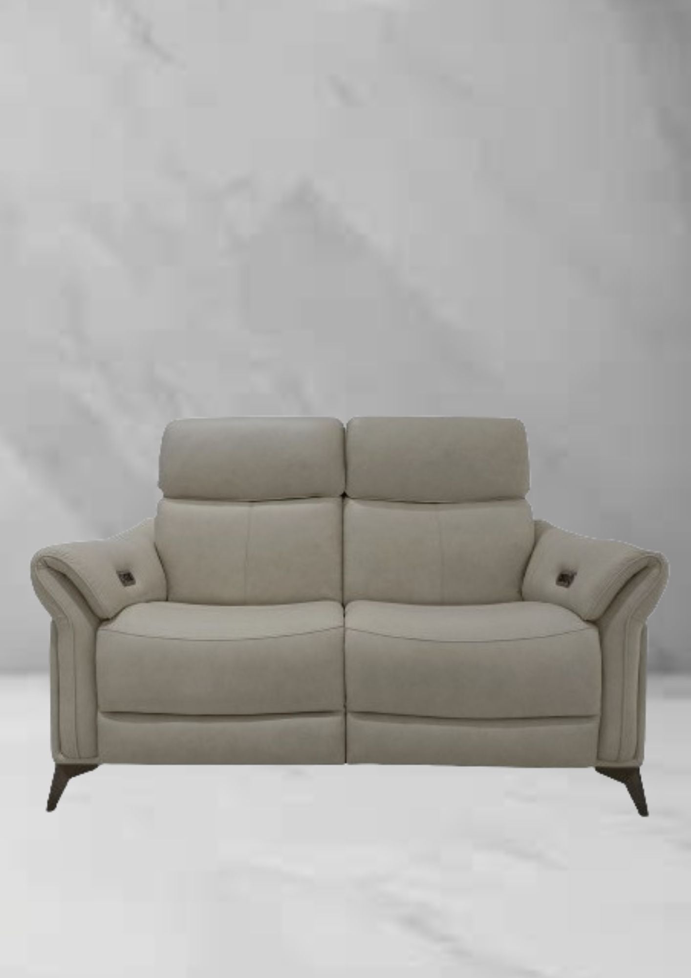 Dazzling Leather Double Electric Recliner