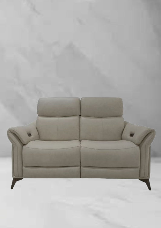 Dazzling Leather Double Electric Recliner