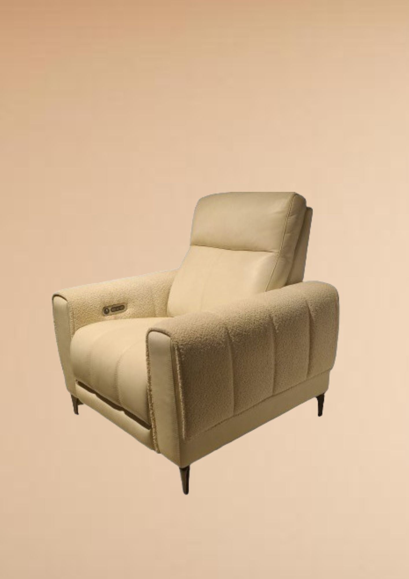 Azzura Full Leather Sofa with Electric Recliner (CLEARANCE SALE)