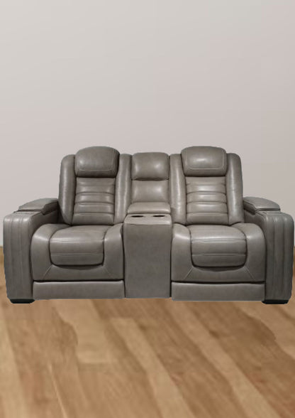 Director Leather Double Electric Recliner Sofa