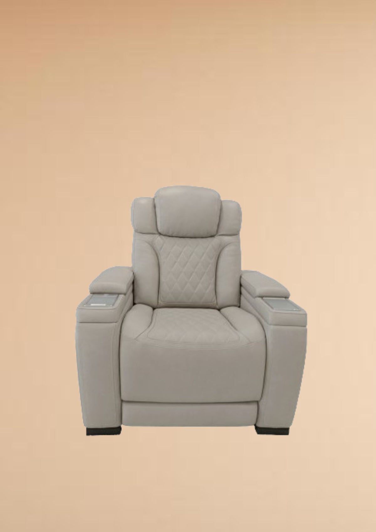 First Class Leather Electric Recliner Sofa (Headrest, Footrest & Lumbar)