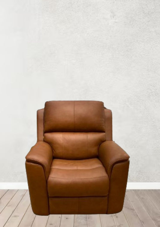 Cosimo Leather Triple Electric Recliner