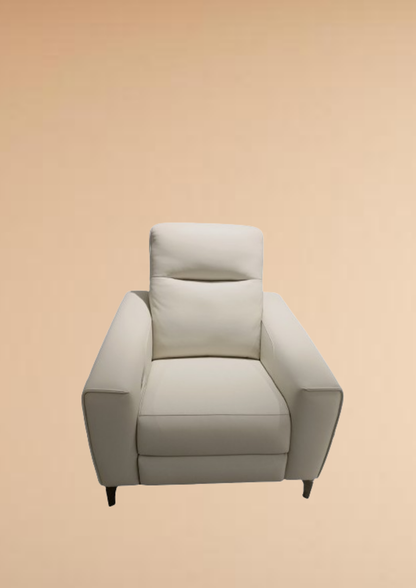 Imilia Leather Electric Recliner Sofa (Headrest & Footrest)