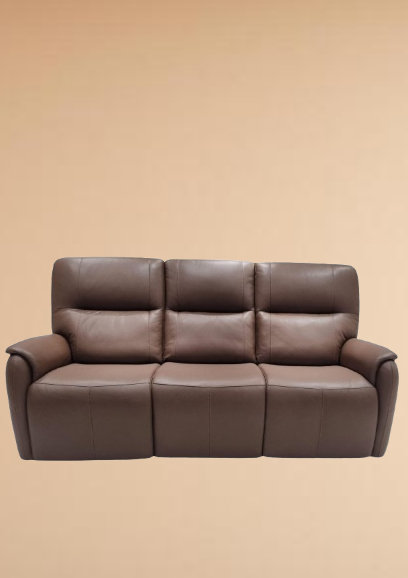 Candy Leather Electric Recliner Sofa (Headrest & Footrest)