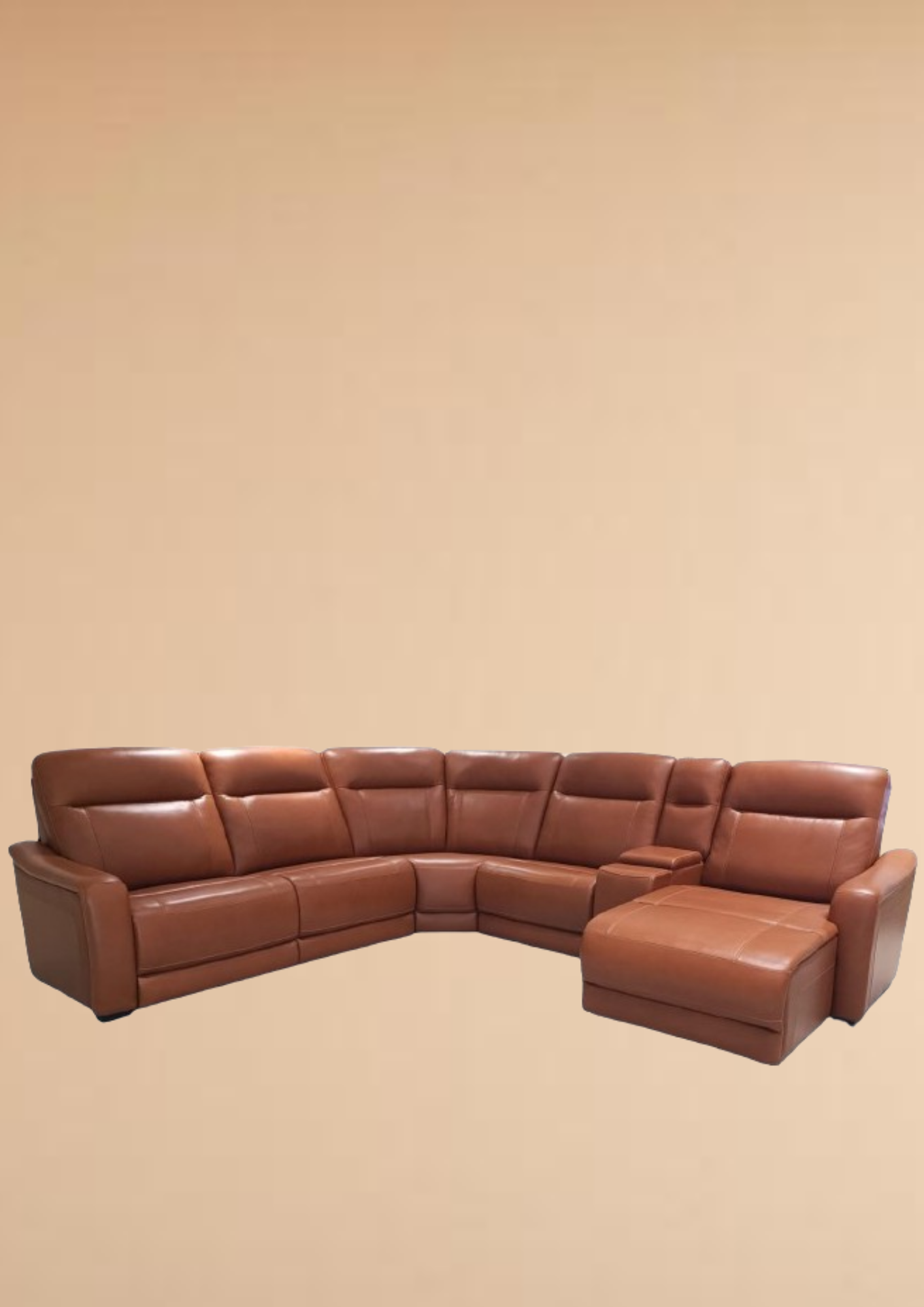 Boracay Leather Electric Recliner Sofa (Headrest & Footrest)