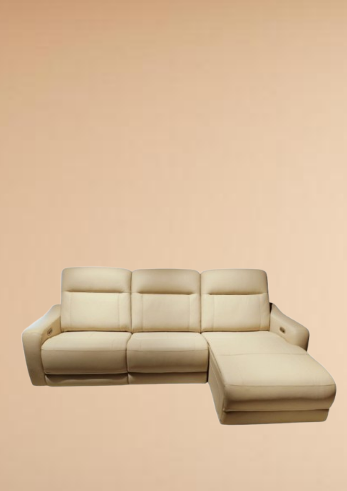 Boracay Leather Electric Recliner Sofa (Headrest & Footrest)