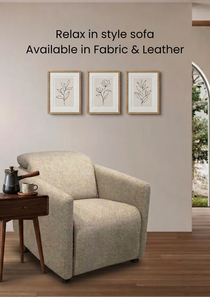 Aero Dual Electric Motorized Recliner with Swivel Base (Available in Leather & Fabric Material)