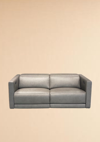 Carlo Leather Electric Recliner Sofa (Headrest & Footrest)