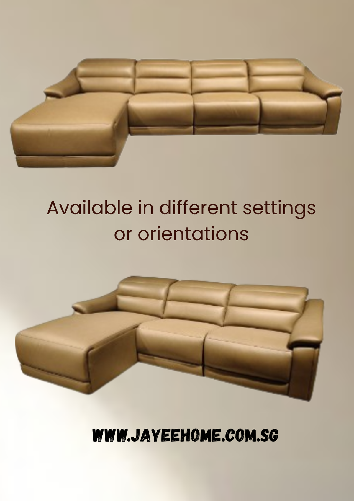 Nestor Leather Sofa, Electric Recliner (Headrest, Lumbar & Footrest)