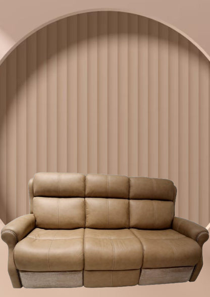 Palatial Leather Electric Recliner (Headrest & Footrest)