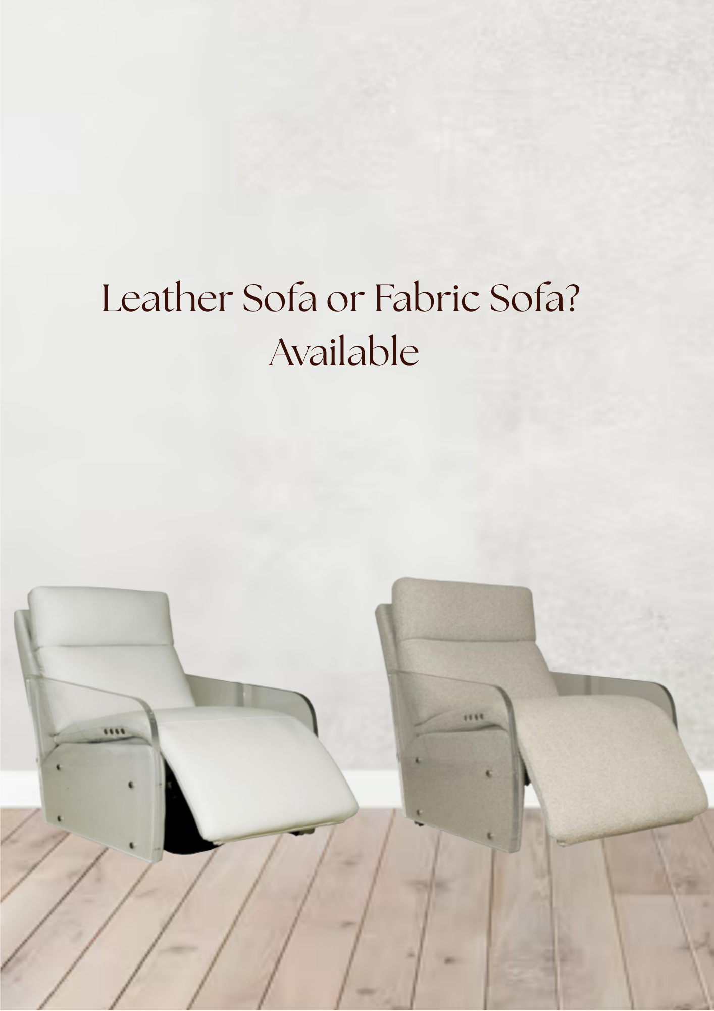 Indulge Lounge Chair (Available Fabric & Leather)