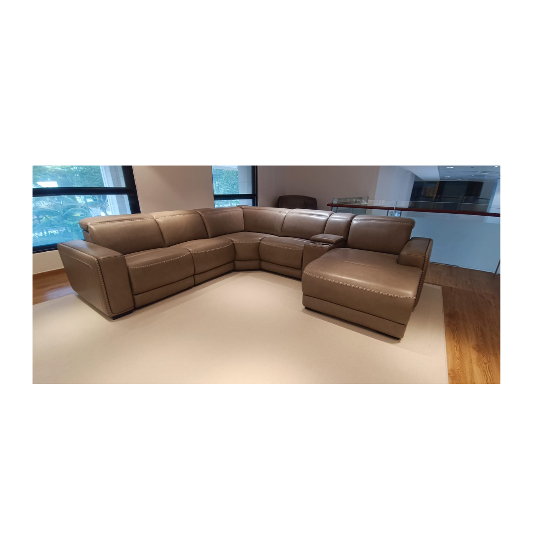 Grande Leather Reclining Sofa, Jayee Home SALE