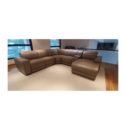 Grande Leather Reclining Sofa, Jayee Home SALE