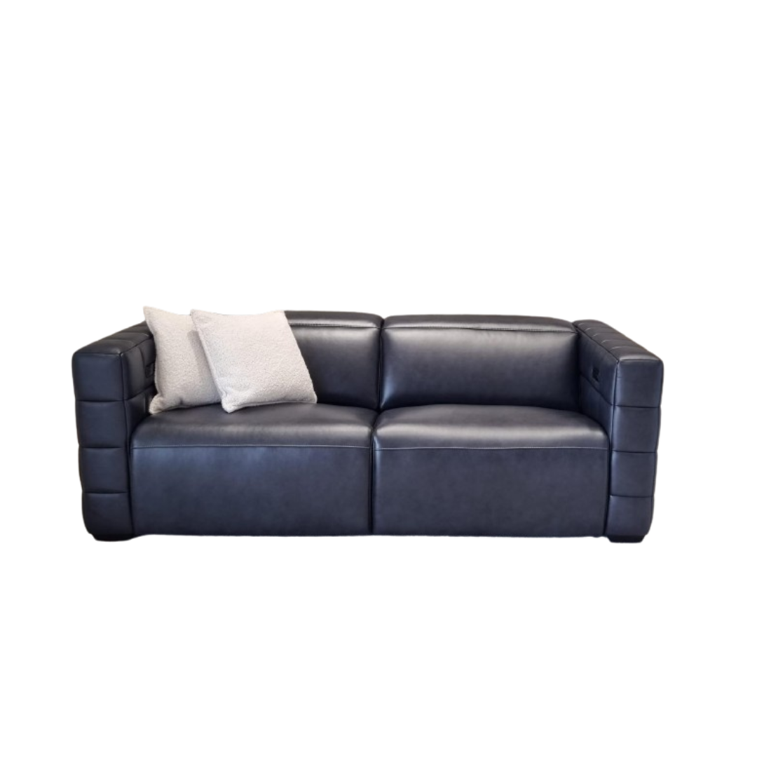 (2568) Cubeo Leather Recliner Sofa, Jayee Home Sale