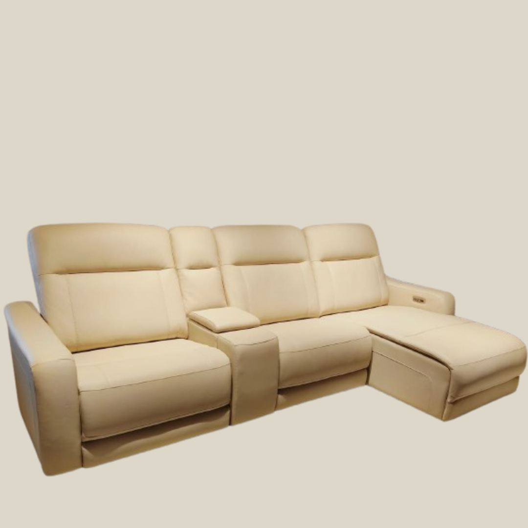 Boracay Leather Reclining Sofa