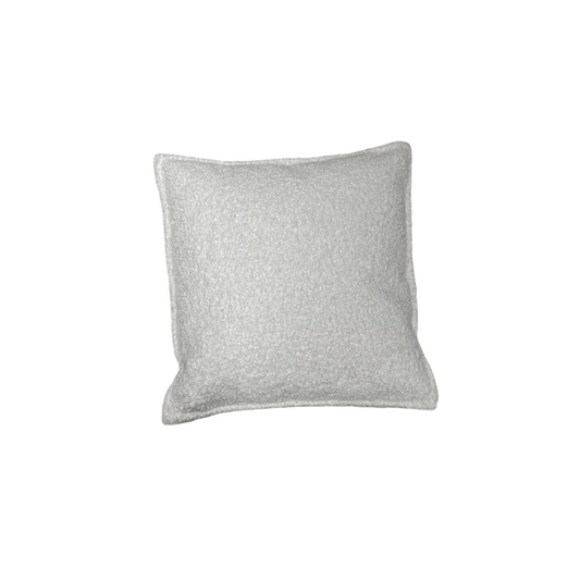 Sheep Skin White Leather Cushion