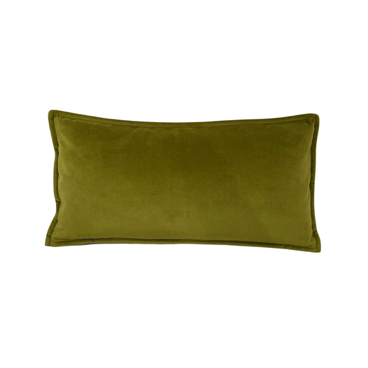 Army Green Lumbar Cushion, Jayee Home