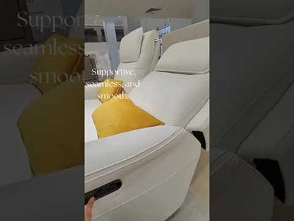 Shine On, Leather Reclining Sofa