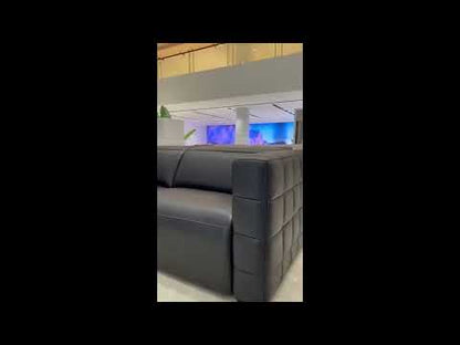 Cubeo Leather Recliner Sofa
