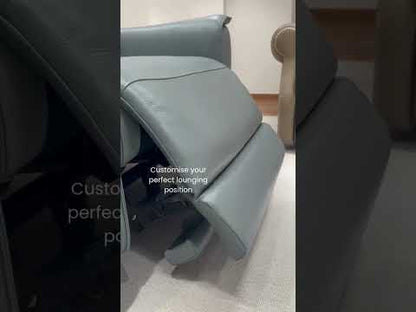 Alluring Leather Reclining Sofa